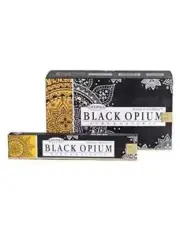 Deepika Black Opium Incense Sticks Agarbatti Natural Fragrance Pack of 12