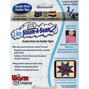 The Warm Comp Lite Steam A Seam 2 Double Stick Fusible Tape 1/4 in x 40 yds Pkg