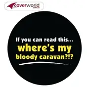 Printed Spare Tyre - Wheel Cover - Lost Caravan