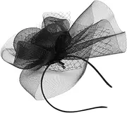 [KAILIKETIY] Fascinator Clip for Women Elegant Mesh and Plume Headband Headwear Decor for Parties and Weddings