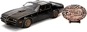 [Jada] Toys Smokey & The Bandit - 1977 Pontiac Firebird 1:24 Plastic Car with Buckle,Black