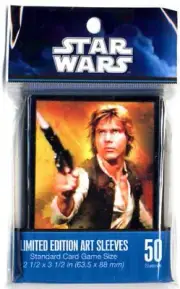 Han Solo Sleeves (50ct) Fantasy Flight GAMING SUPPLY BRAND NEW ABUGames