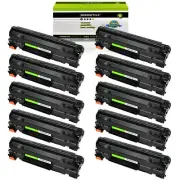 10PK CF283X 83X Toner Cartridge Compatible with HP LaserJet Pro M202dw M225rdn