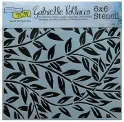 Simple Flower Leaf Ivy Vine Stencil Vineyard Leaves Patterns 6"Paint Template