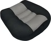 MagiDeal Car Cushion Heightening Height Boost Mat, Pad Angle for Car, Office,Home, Black