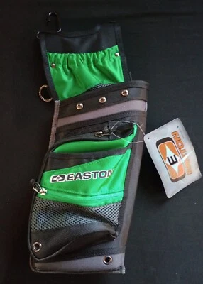 Easton Deluxe Feild Hip Quiver Green Black LH Archery