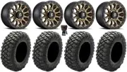 Fuel Vector BR 15" Wheels 30" Crawler XR Tires Polaris RZR XP 1000 / PRO XP