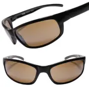 Motorcycle Riding Biker Narrow Angular Details Wrap Sport Golf Black Sunglasses