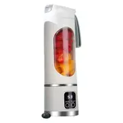 USB Rechargeable Portable Blender 8 Blade Mini Ice Crusher with Digital9464