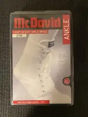 McDavid 199R Lightweight Ankle Brace White Adult Size XL Brand New