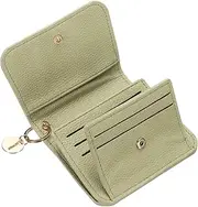 [uxcell] Leather Wallet Credit Card Holder Minimalist Front Pocket Wallet for Women and Men Gift on Birthdays Thanksgiving, Green
