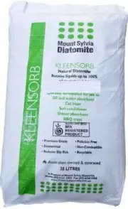Mt Sylvia Natural Diatomite Kleensorb 35lt Diatomaceous Earth Soil Conditioner