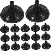 OSALADI 24pcs Small Flag Holder Round Black Base Flag Stands for Office Desk Decoration and Party Use
