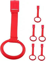 Beatifufu Playpen Toys Toddler Crib Pull Ring Learning Standing Pull Ring Versatile Crib Accessories