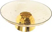 Vaguelly Vintage Cake Plate Footed Serving Platter for Desserts Snacks Fruits Elegant Display Stand for Parties Weddings Pet Material Generous Capacity for Versatile Use