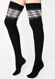 Prepped Up Thigh High Socks