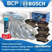 Front + Rear BCP Disc Rotors & Bosch Brake Pads for Honda Accord CC 2WS Aerodeck (for: Honda)