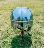 Tjele helmet - Battle ready replica Medieval Helmet for Buhurt, Combat, LARP SCA