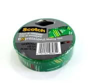 Scotch Expressions Decorative Masking Tape Christmas Tree Green Design 1 Roll