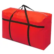 riin 1x Large Home Storage Bag Waterproof Clothes Quilt Organizer for Moving House Luggage Xmas Christmas Tree Model#180 Red