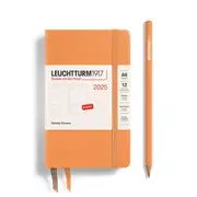 Weekly Planner 2025, Hardcover (Apricot) - A6