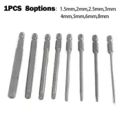 Perfectly Sized Hex Head Bit Set for Electric Drills Metric Sizes Magnetic Tips