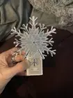 Bath and Body Works Snowflake Wallflower Plug Scent control and Light