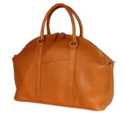 Leather Chapel Bag Luxury Tote Soft Pebble-Grain Italian HANDMADE TO ORDER