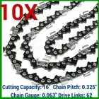 10XCHAINSAW CHAINS 325 063 62DL FOR STIHL 16" BAR MS210 MS230 MS250 MS200