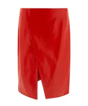 Ekare leather skirt 36,XL,38,40,L,M red