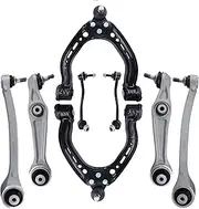 liwei store Front Upper Lower Control Arm Sway Bar End Link 8pcs Compatible With Tesla Compatible With Model S 2012 2013 2014 2015 2016 2017 2018 2019 2020