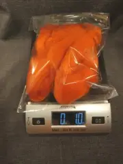 Orange Roving Spinning Felting Merino Wool 1 oz Bag