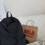 MUJI 無印良品系列女款大容量書包韓版原宿ULZZANG學生雙肩包高中風雙肩包