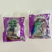 The Simpsons Spooky Light-Up Toys Burger King #1-2 Sealed