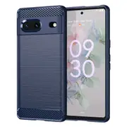 MCC Slim Google Pixel 7 5G Shockproof Soft Carbon Case Cover Skin [Dark Blue]