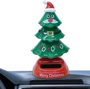 Solar Dancing Christmas Tree - Solar Car Dashboard Toys - Christmas Solar Toys Dancing Ornaments Car Windowsill Decor for Car Dashboard