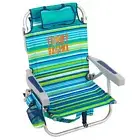 Tommy Bahama Backpack Beach Chair Cooler Storage Pockets - Striped