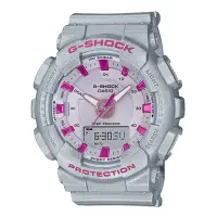 在飛比找momo購物網優惠-【CASIO 卡西歐】G-SHOCK 雙顯女錶 樹脂錶帶 防