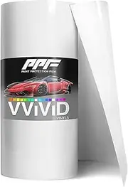 VViViD High Gloss Paint Protection Film (PPF) 12" x 121" inch Self Healing Wrap Guard
