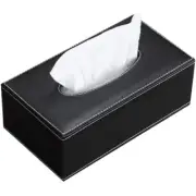 Leather Tissue Box Cover, Face Tissue Box, Modern Napkin Storage Box, Car1640