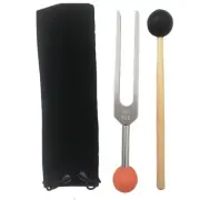 MI528 Aluminum Alloy Tuning Fork 528HZ with Bead Base for Healing Chakra,3612