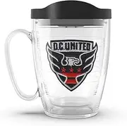 Tervis MLS D.C. United - Primary Logo Made in USA Double Walled Insulated Tumbler Travel Cup Keeps Drinks Cold & Hot, 16oz Mug, Classic
