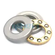 10PCS 4x9x4mm Miniature Axial Ball Flat Washers Thrust Bearings 3-Parts ABEC-1