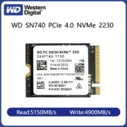 New WD SN740 1TB 2TB SSD M.2 2230 NVMe PCIe Gen 4x4 SSD for Suface Pro Laptop