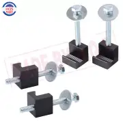 4PCS Aluminum Tool Box Tie Down Set Mounting Kit Parts Clamps For Pickup Trucks