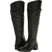 Colt Black Tall Wide Calf Franco Sarto Riding Boots