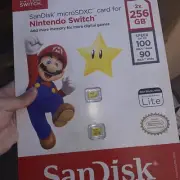 256 GB X2 Memory Card MIcro| Sandisk Nintendo Switch Mario Edition NEW SEALED