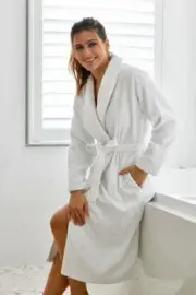 WHITE LADIES ROBE HERA BY BANKSANA (Size Large)