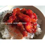 LENTO SHOP - 韓國水協  醃辣醬章魚 醃章魚 辣章魚 낙지젓 200克(G)小包裝