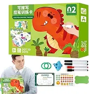 Acunny Letter and Number Tracing Book, Preschool Tracing Binder | Reusable Preschool Activities Handwriting Practice Book,Educational Learning Puzzle